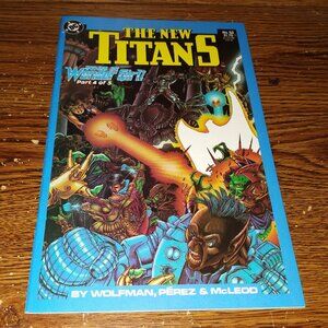 The New Teen Titans #53 (DC comics,1989) Who is Wonder Girl? (part 4 of 5)